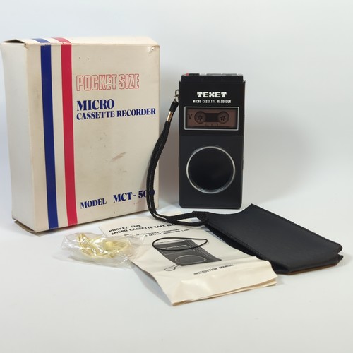 Texet mct 500 micro cassette - texet, mct-500