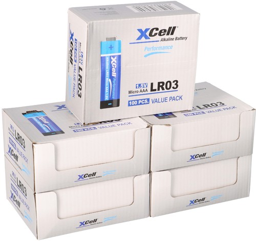 Batteria 500x xcell aaa - aaa, micro